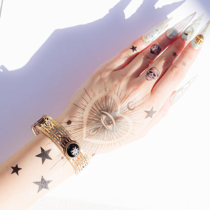 BLACK STAR BRACELET / USA / 1800S / 14kgf