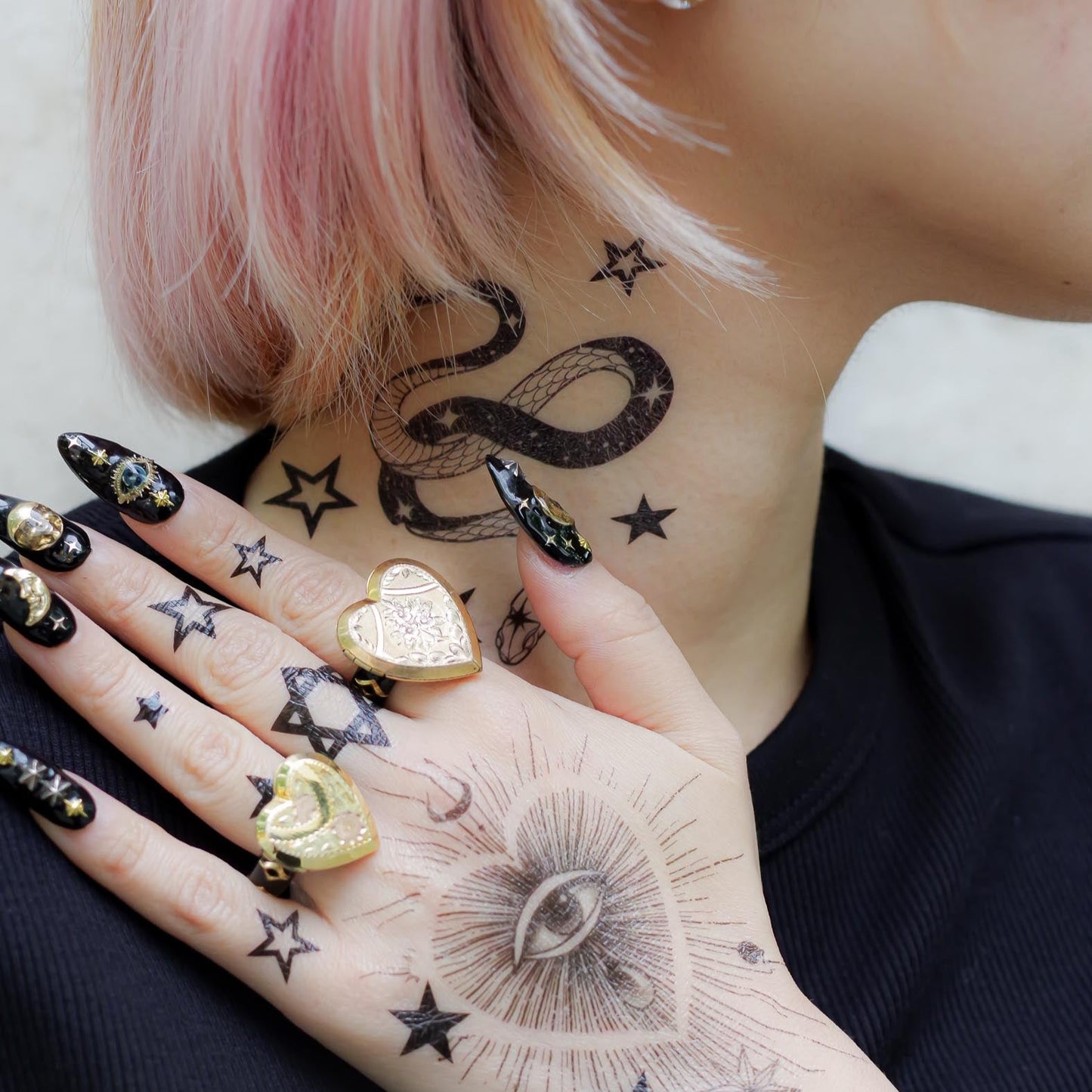 HEART LOCKET RING / FLOWER / #12