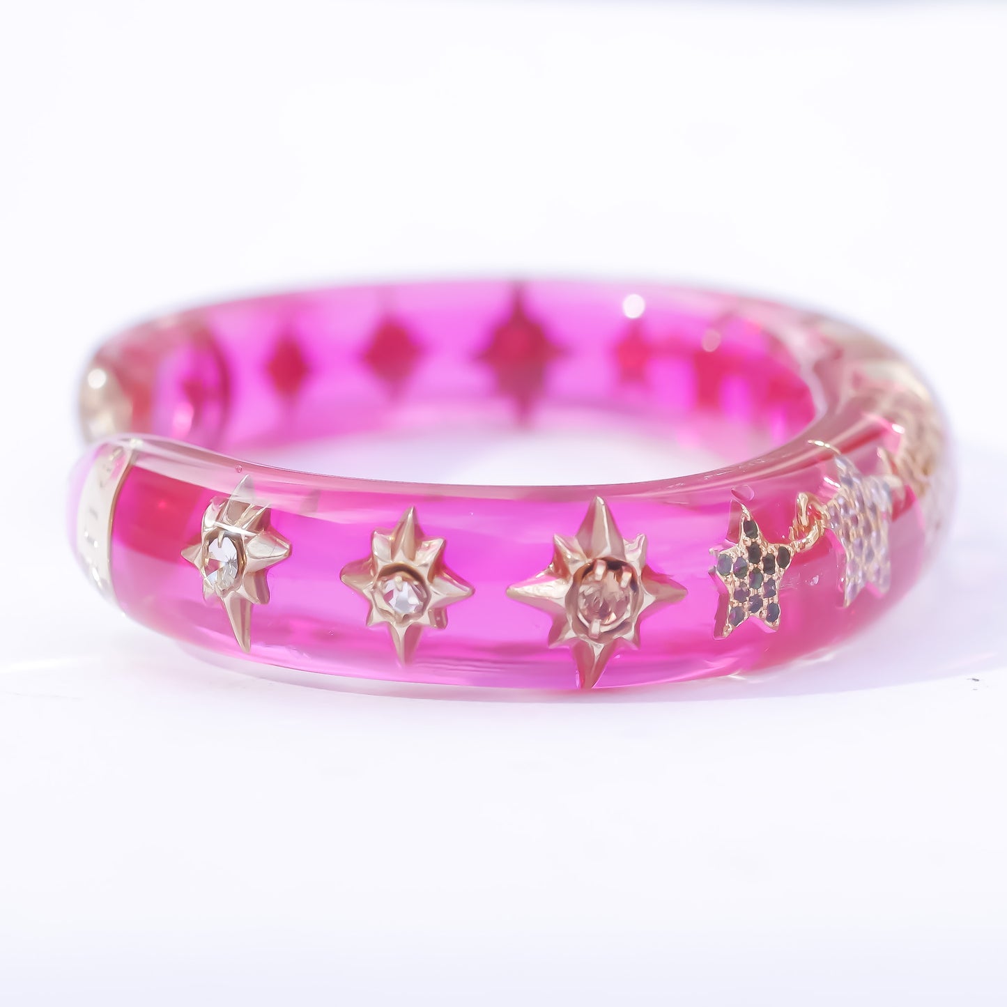 EYE BRACELET / CLEAR / PINK