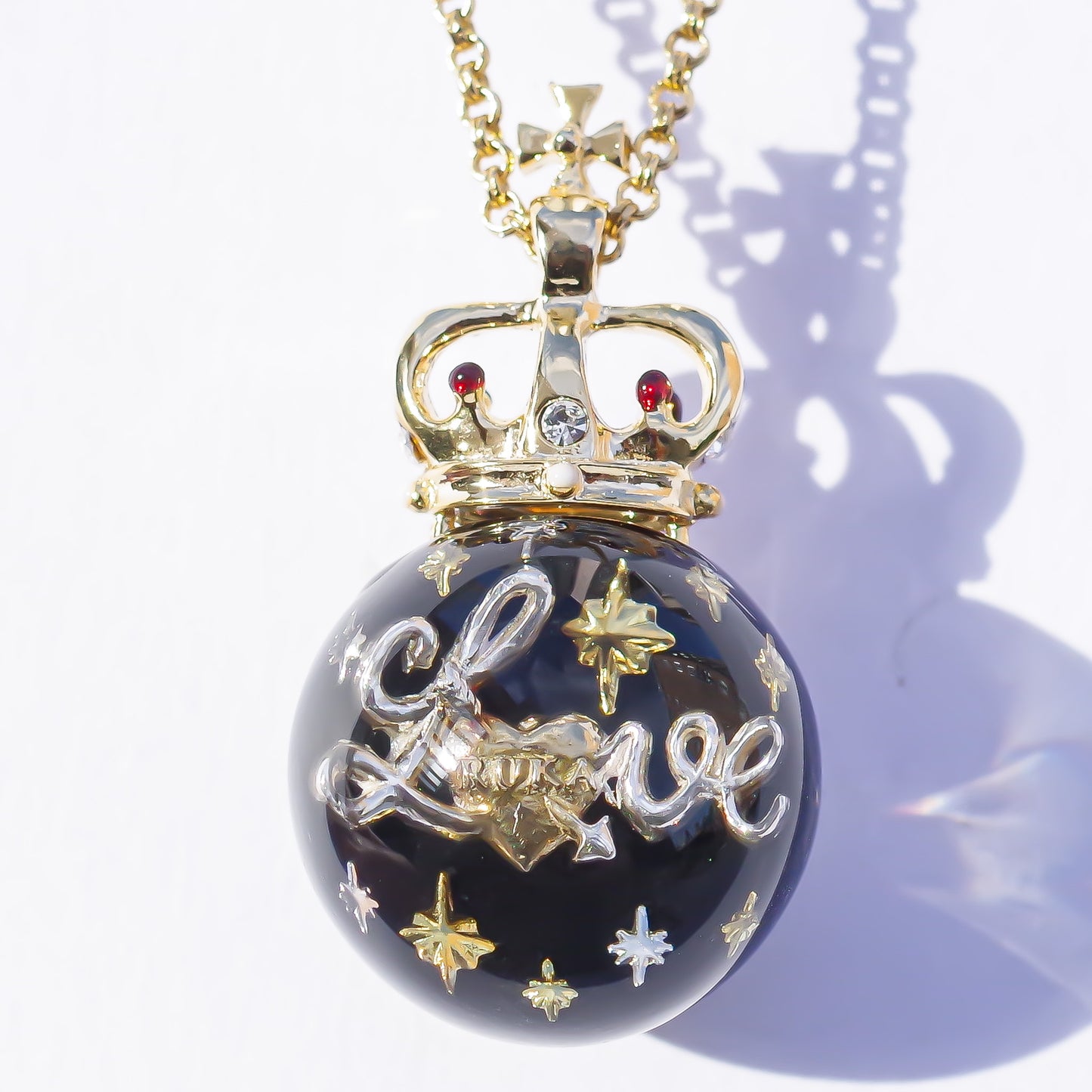 LUCKY 7 SMALL NECKLACE / HEART / LOVE / CROWN