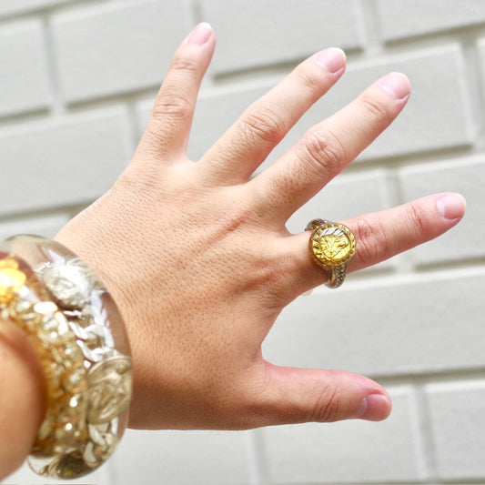 MEDAI RING / GOLD / #16.5
