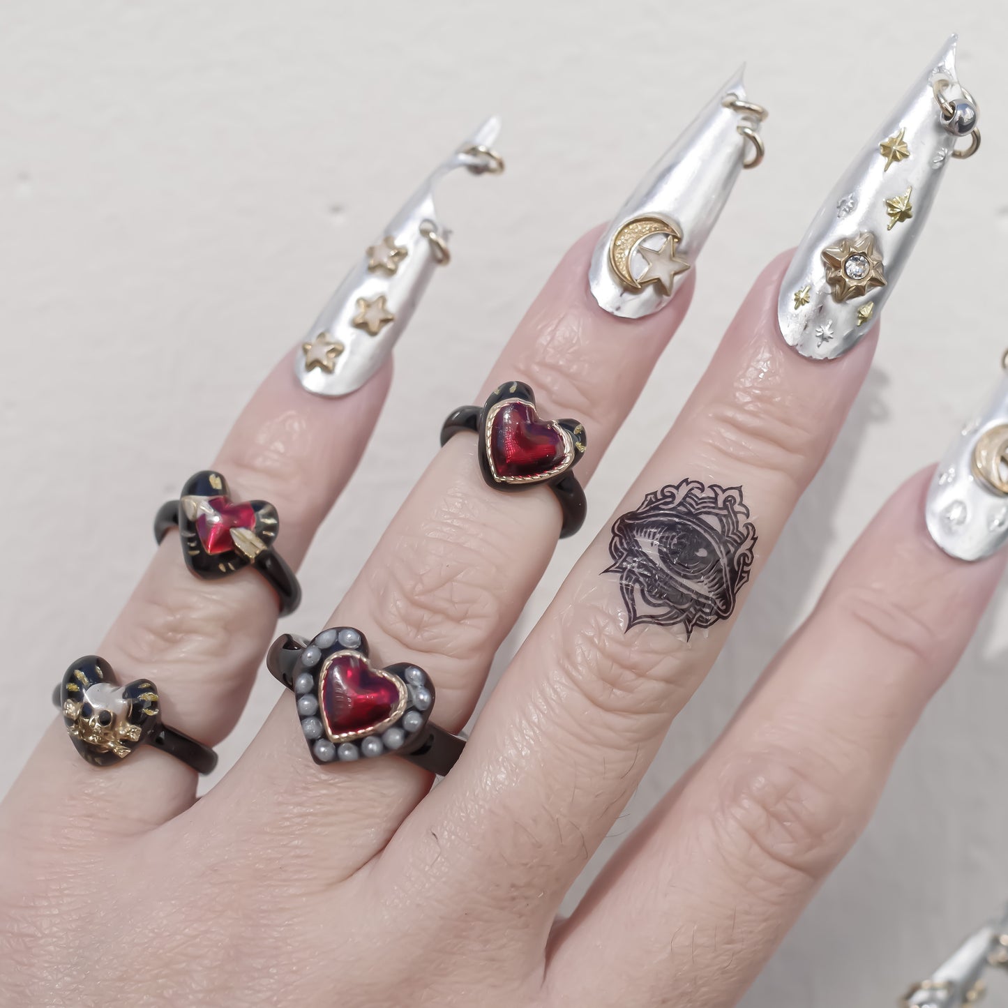 LOVE PINKY RING / HEART / BLACK / #3