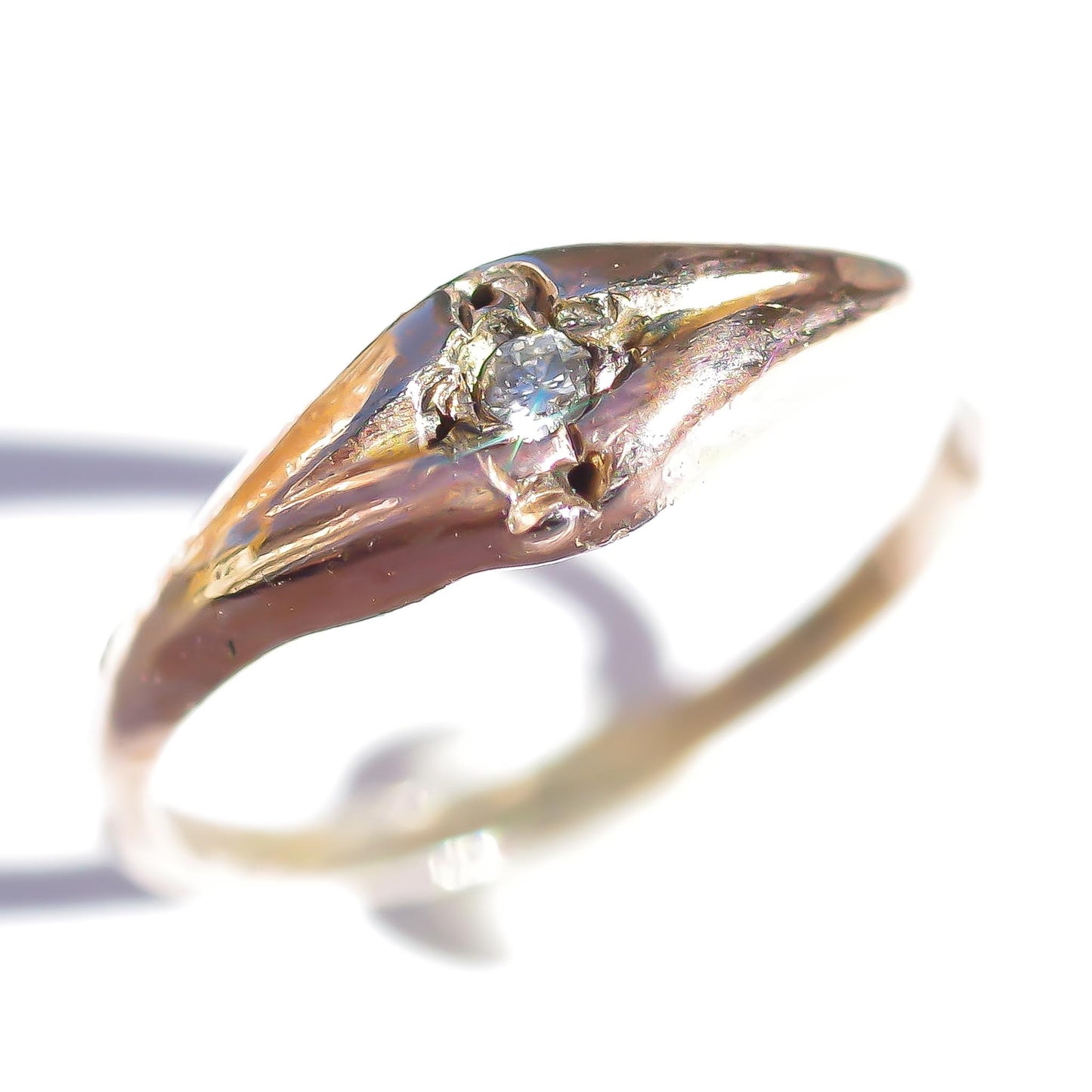 BABY RING / DIAMOND / 10K / #0