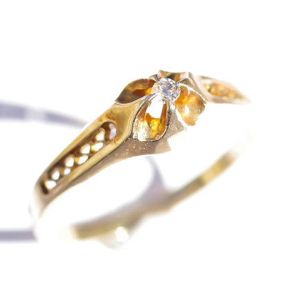 BABY RING / DIAMOND / 14K / #2