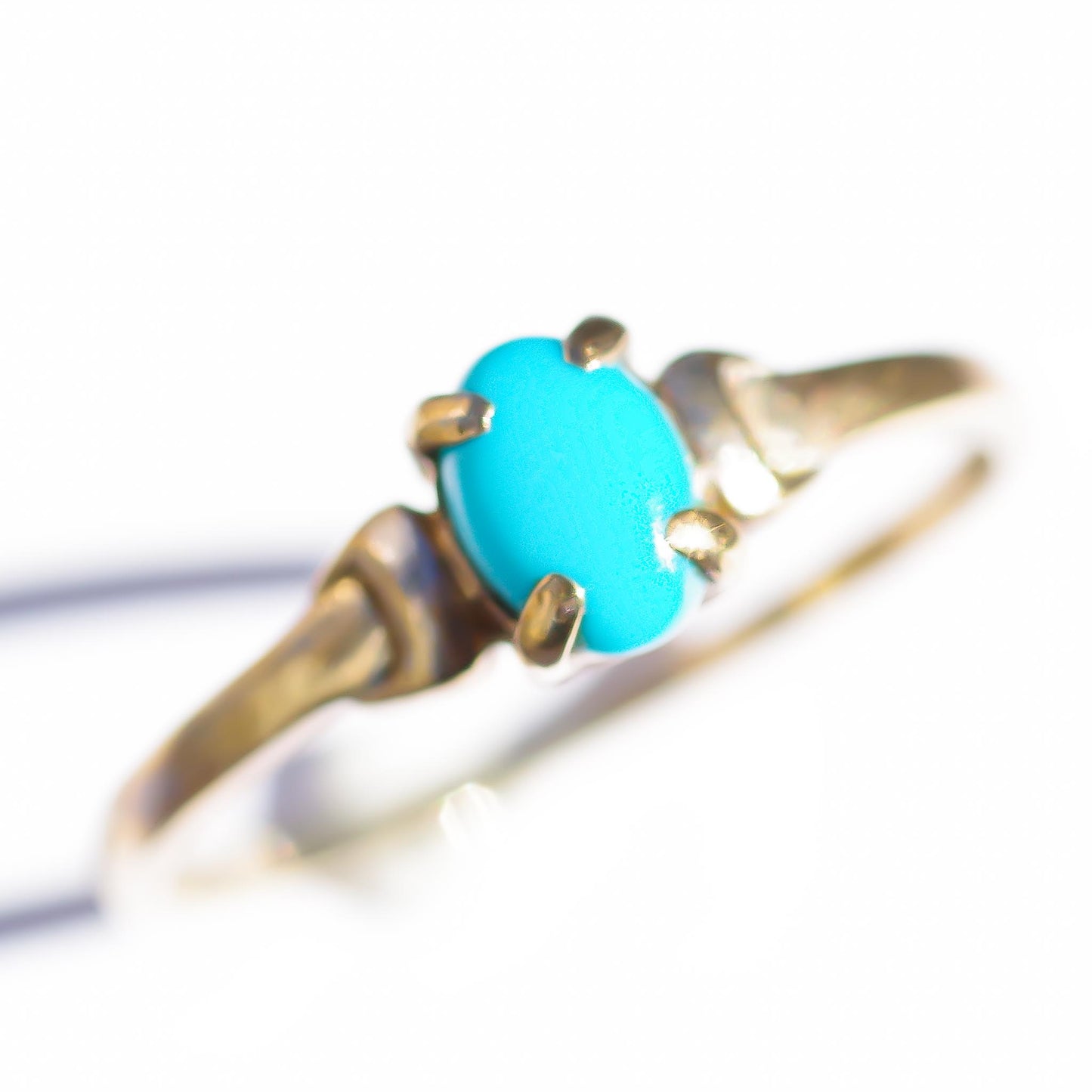 TURQUOISE  RING / UK / 9K / #12
