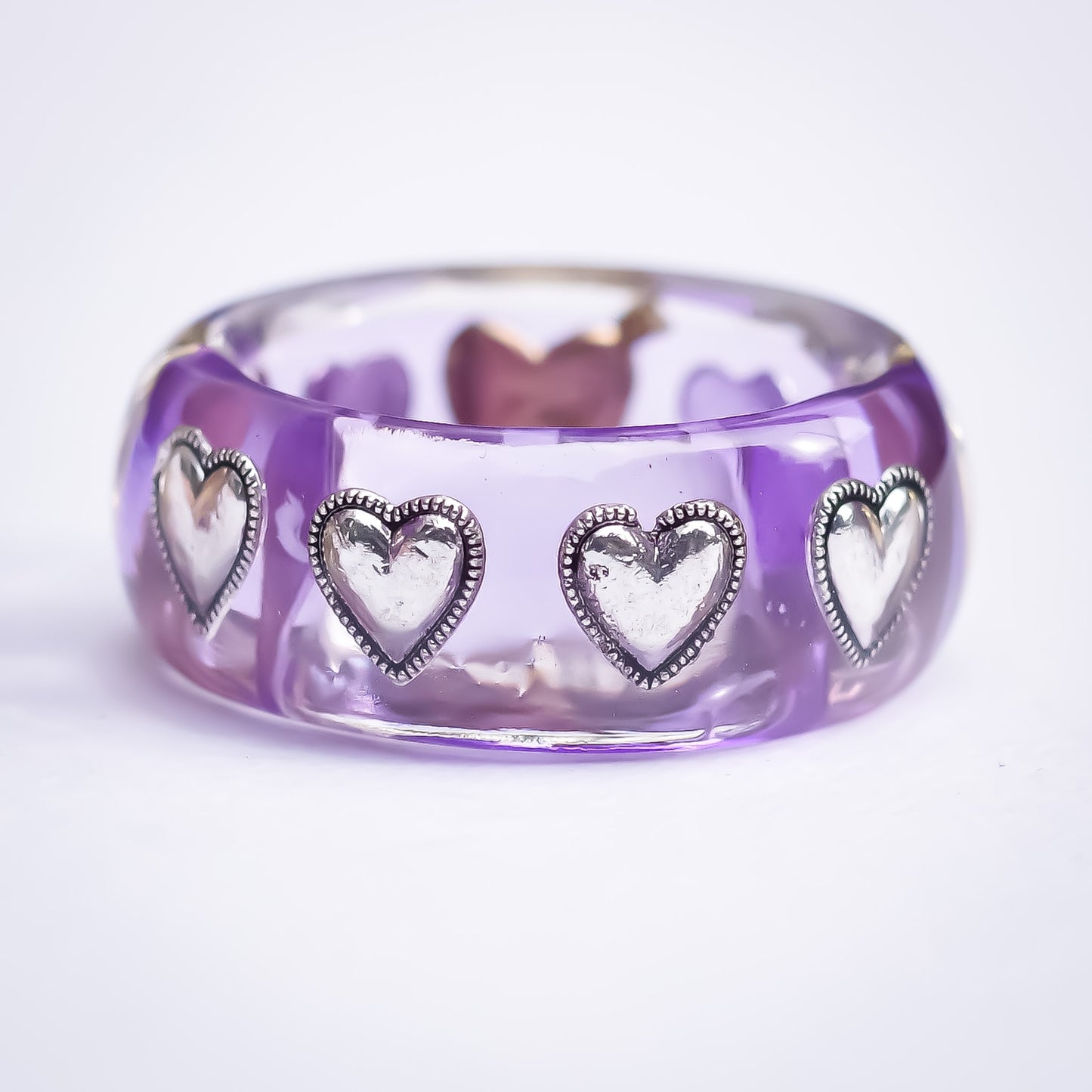 LOVE RING / EYE ARROW HEART / PURPLE / #10 #12