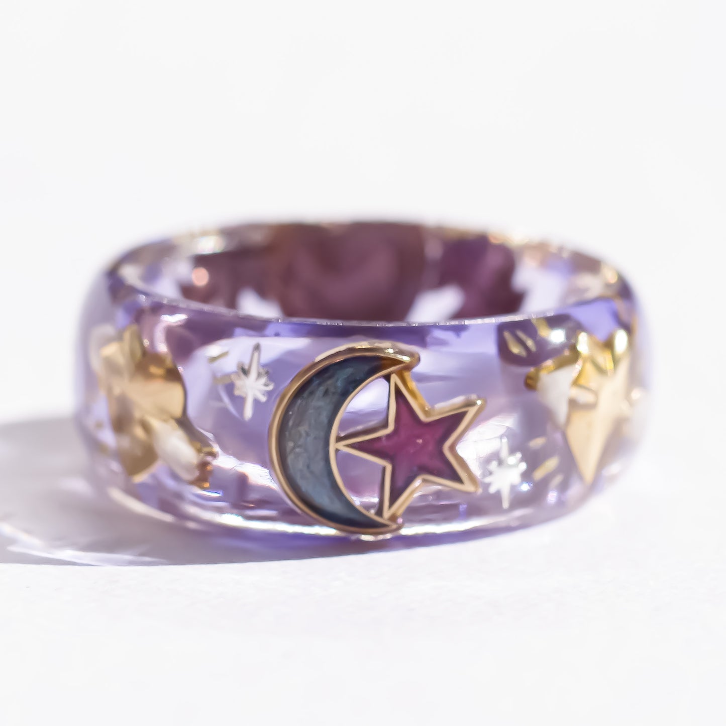 ANGEL RING / HEART ARROW MOON STAR / PURPLE / #17