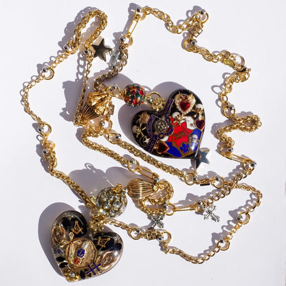 LOVE NECKLACE / MASONIC / BLACK
