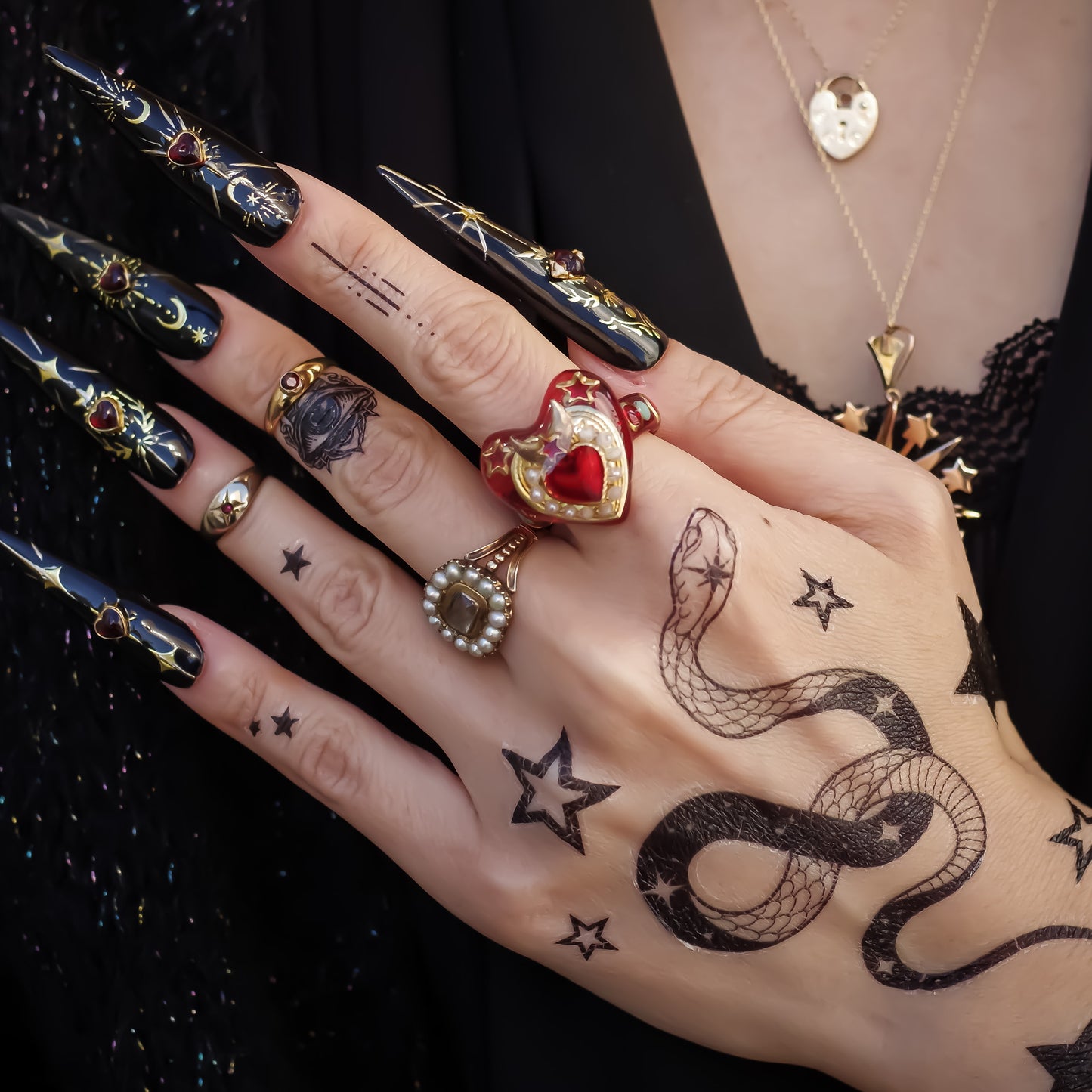 LOVE RING / HEART / PINK / #11