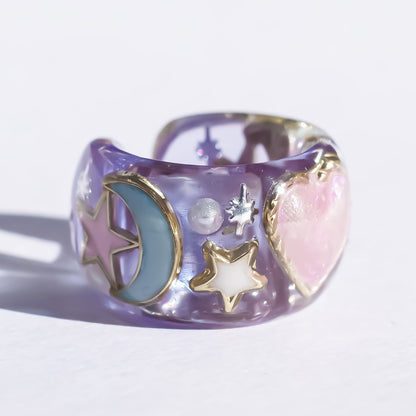 LOVE EARCUFF / MOON STAR / PINK HEART / BLUE