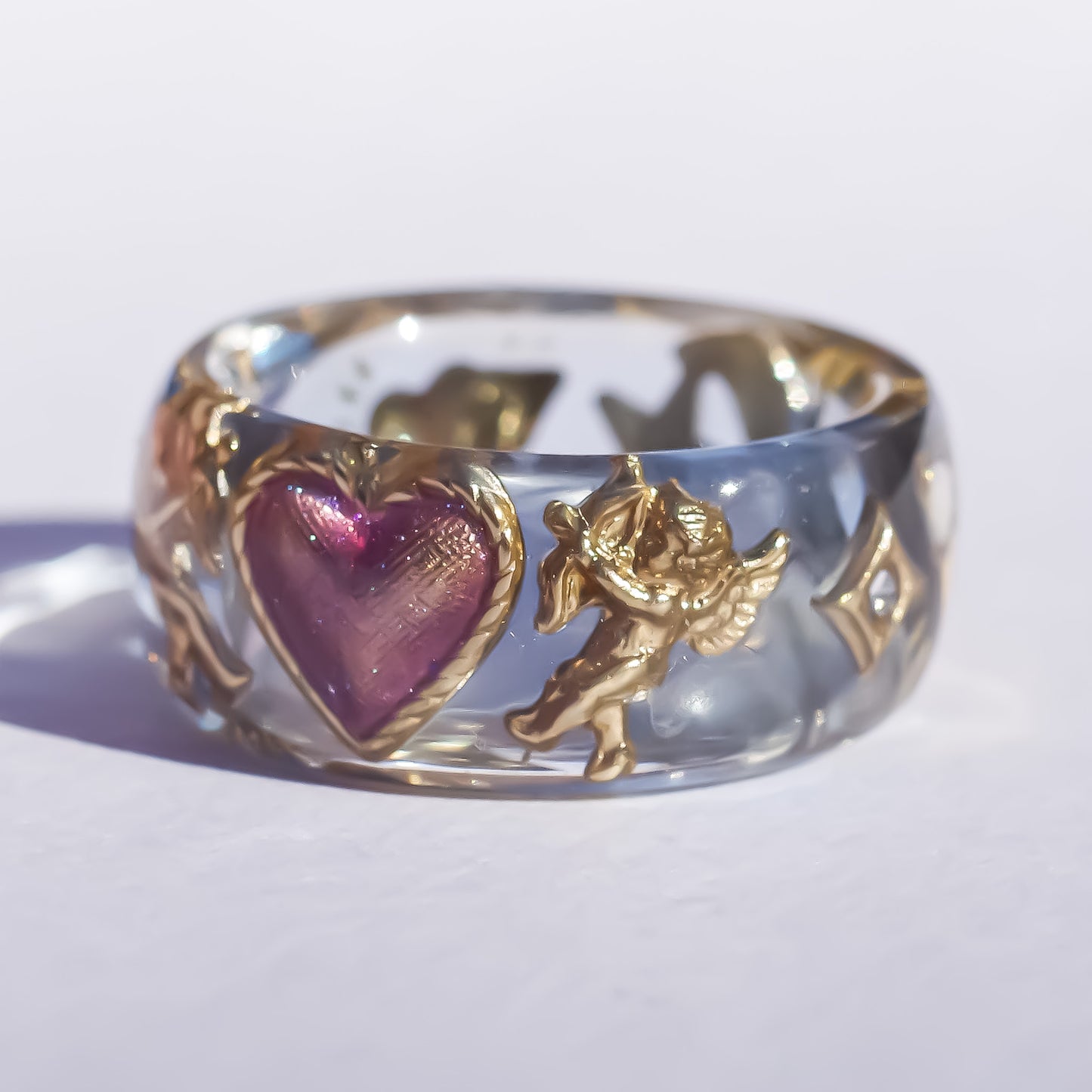 ANGEL RING / HEART ARROW MOON STAR / BLUE / #13