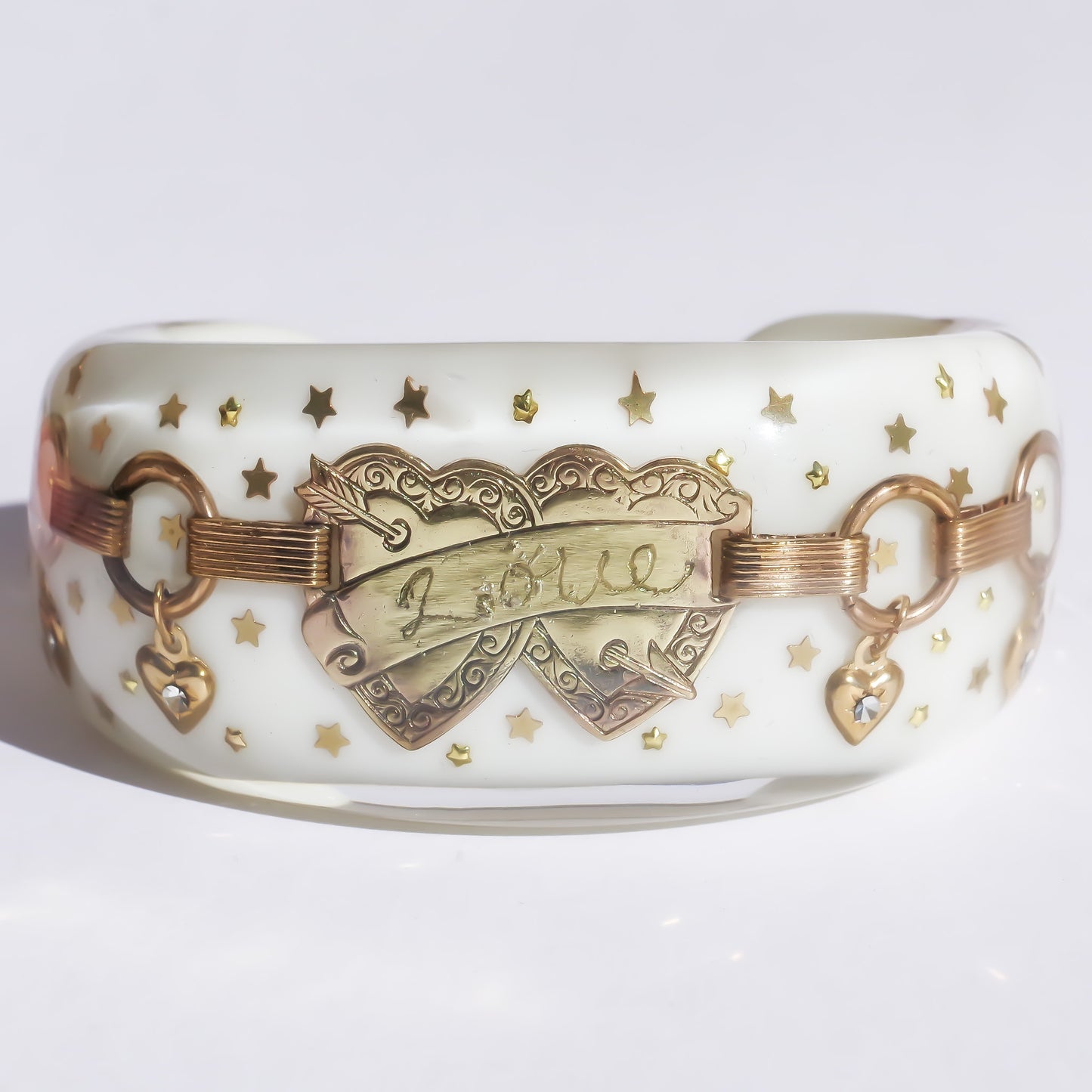 LOVE BRACELET / HEART / WHITE
