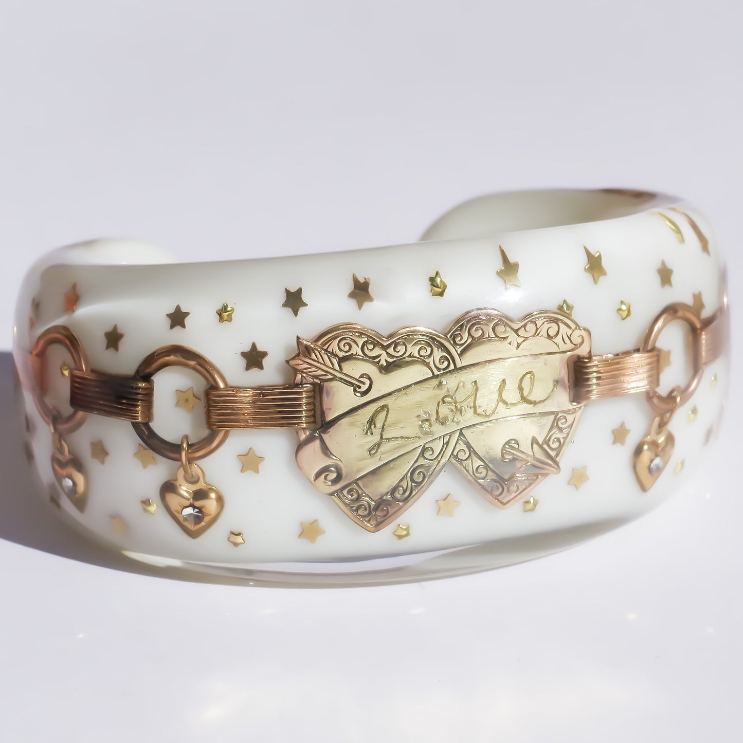 LOVE BRACELET / HEART / WHITE