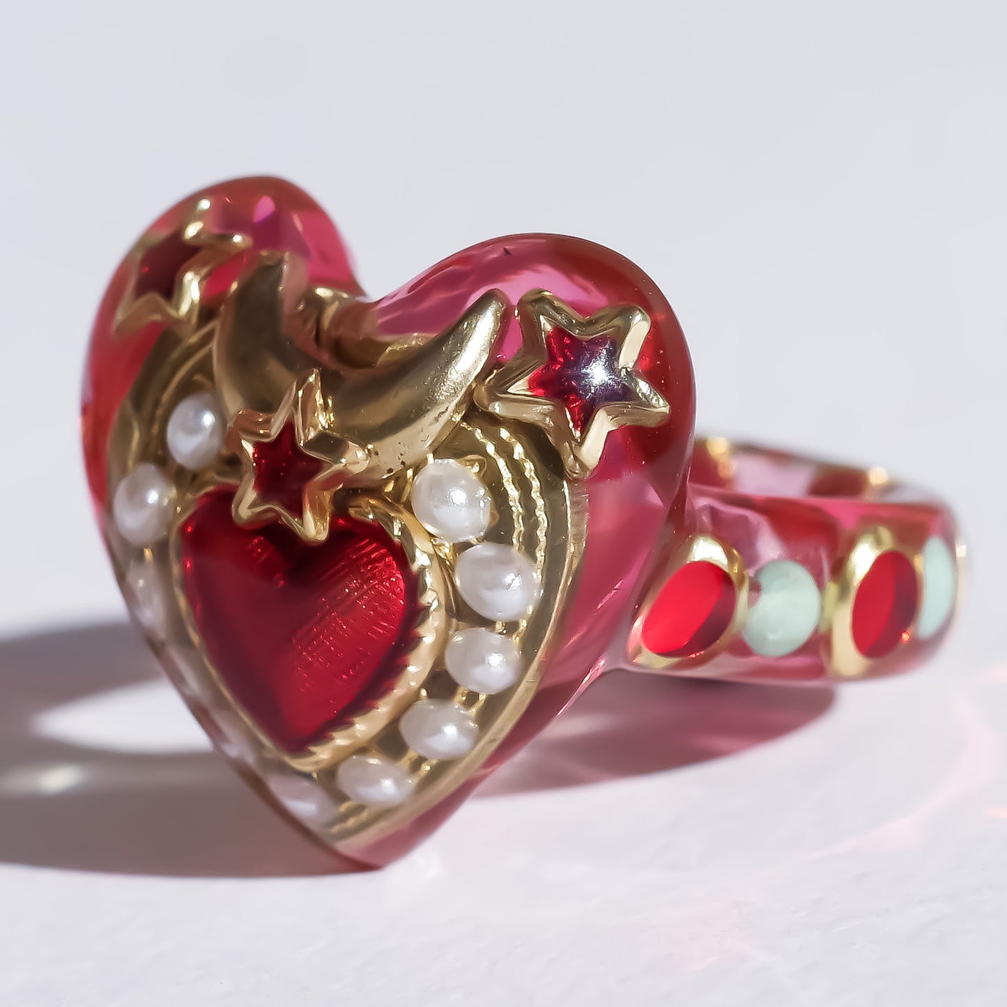LOVE RING / HEART / PINK / #11