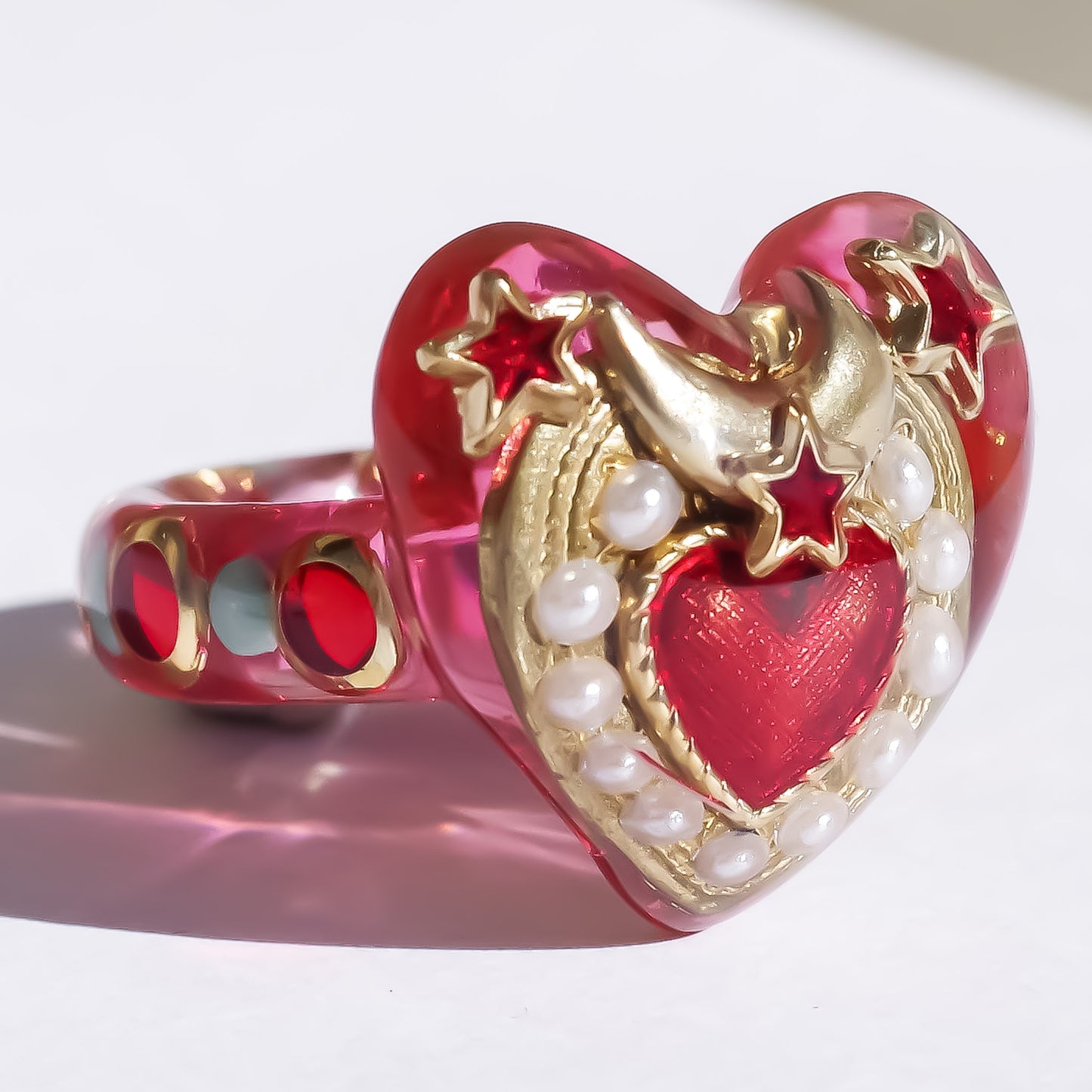 LOVE RING / HEART / PINK / #11