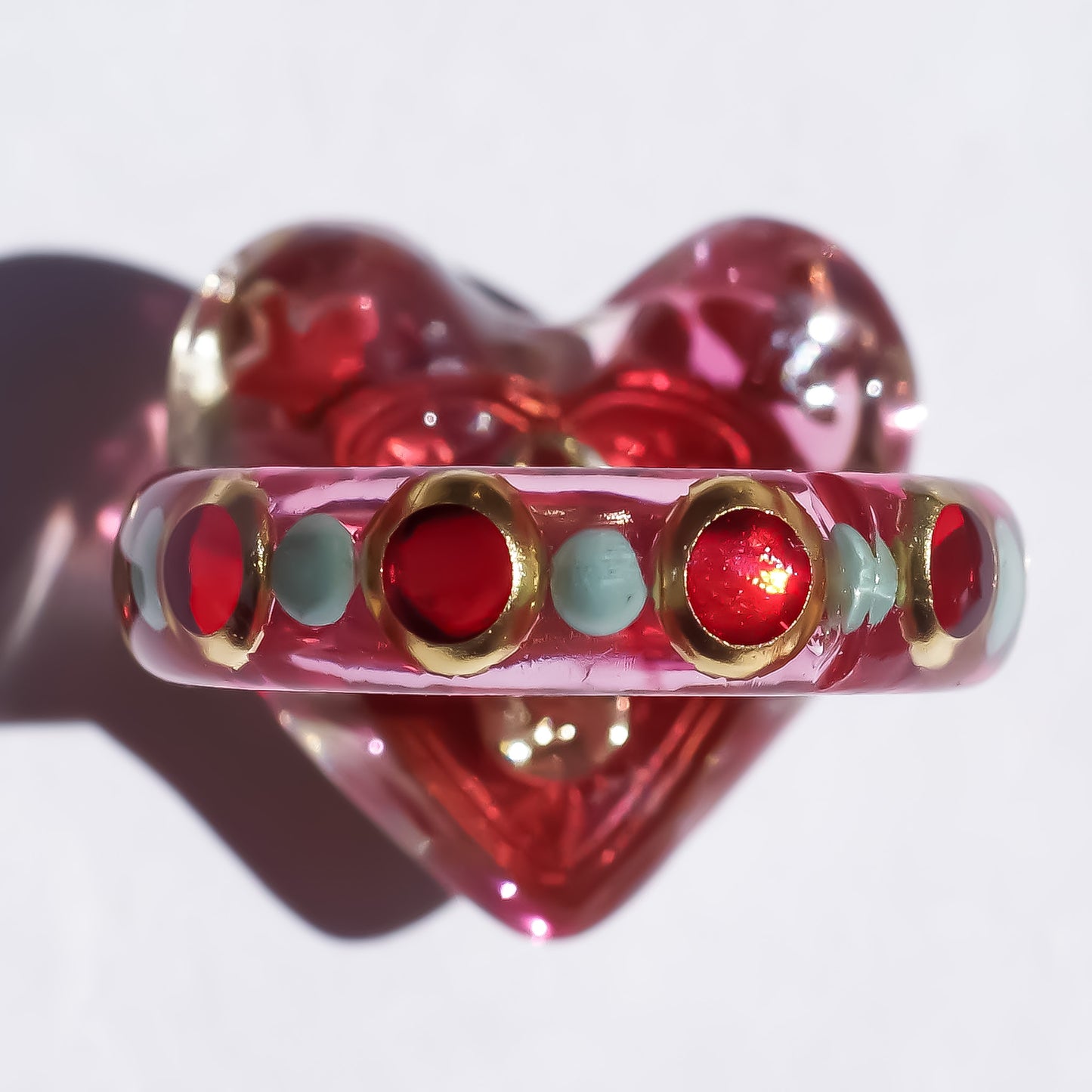 LOVE RING / HEART / PINK / #11