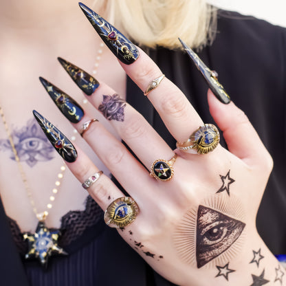 EYE RING / CRYSTAL / CLEAR /#6 #9