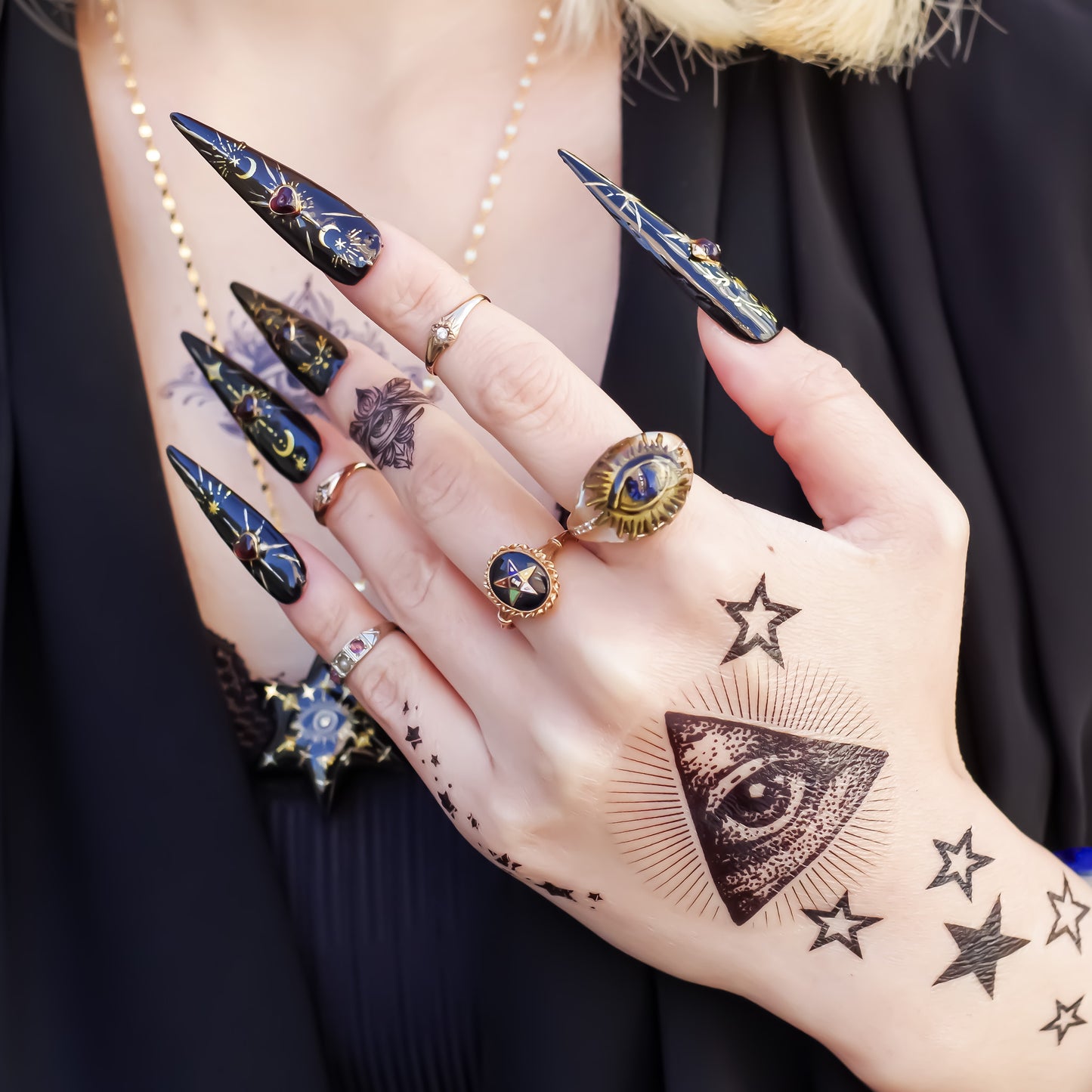 EYE RING / CRYSTAL / CLEAR /#6 #9