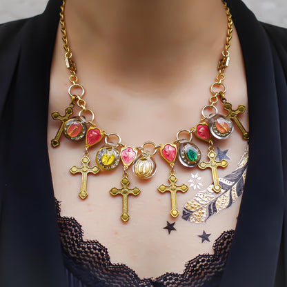 CROSS NECKLACE / MEDAI / HEART / MIX