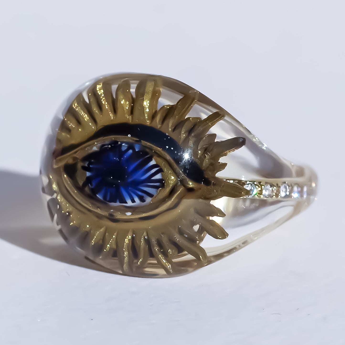 EYE RING / CRYSTAL / CLEAR /#6 #9