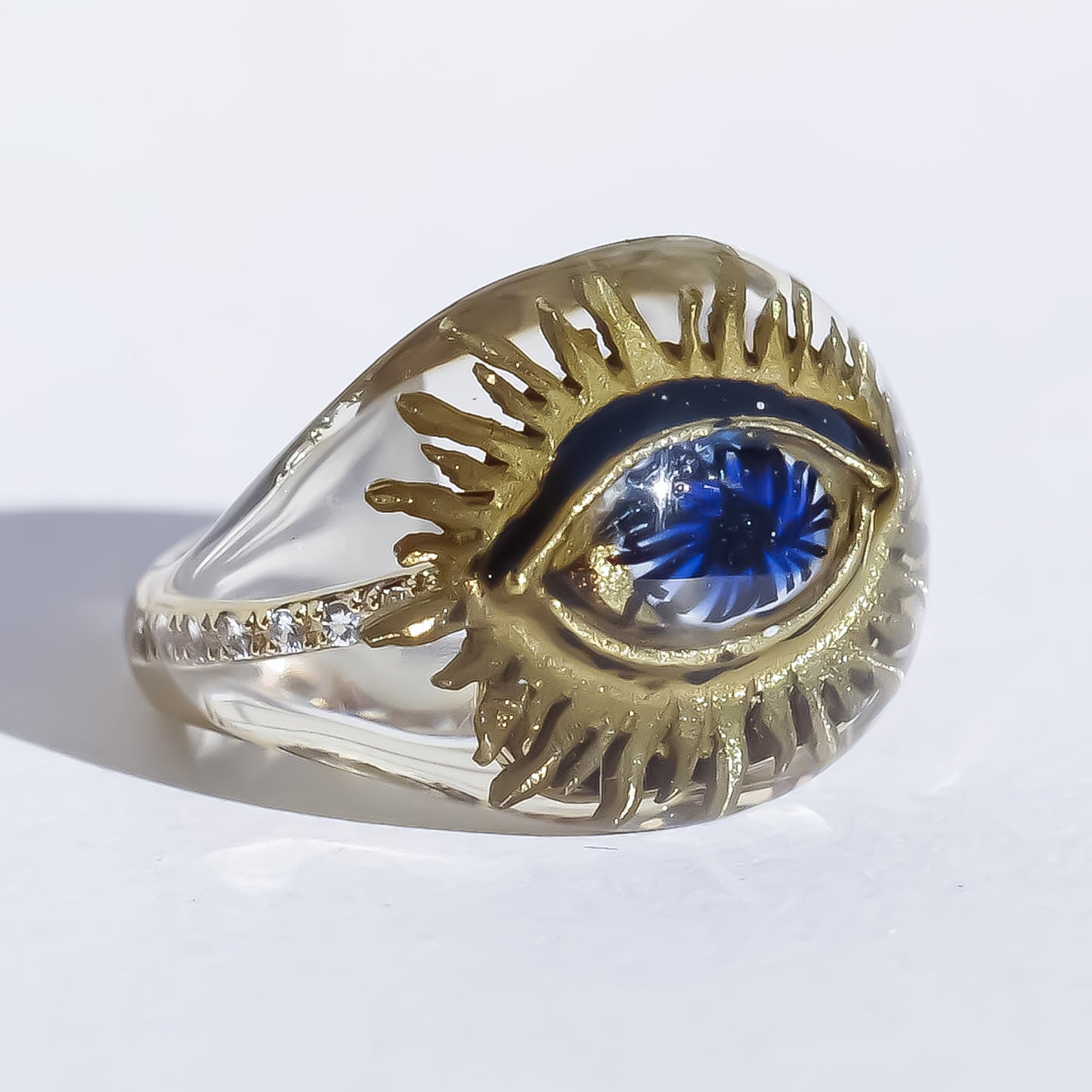 EYE RING / CRYSTAL / CLEAR /#6 #9