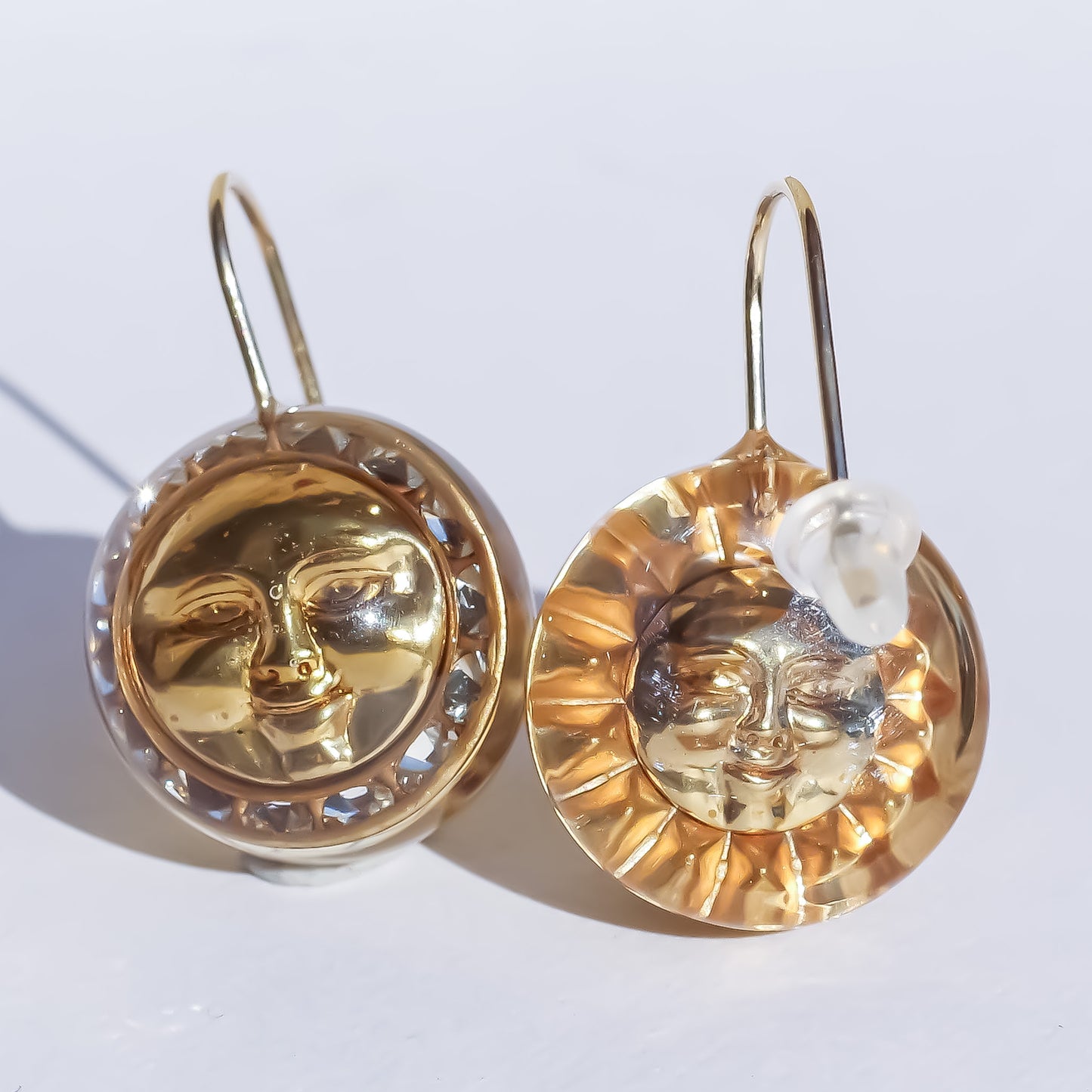 SUN EARRINGS / GOLD