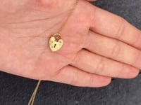 HEART NECKLACE / lockhart / UK / 9K