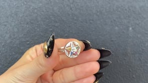 MASONIC EASTERN STAR RING / USA (14K) #15