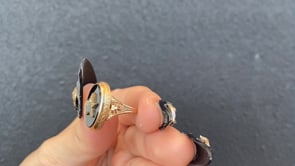 MASONIC EASTERN STAR RING / USA (14K) #9