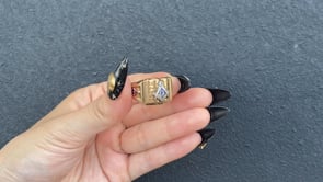 BOOK MASONIC RING / USA (10K) #22