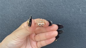 TWINS HEARTS RING / USA (9KPG) #12