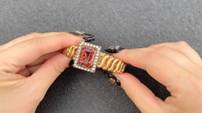 SWEET HEART BRACELET / USA / 14KGF / PINK