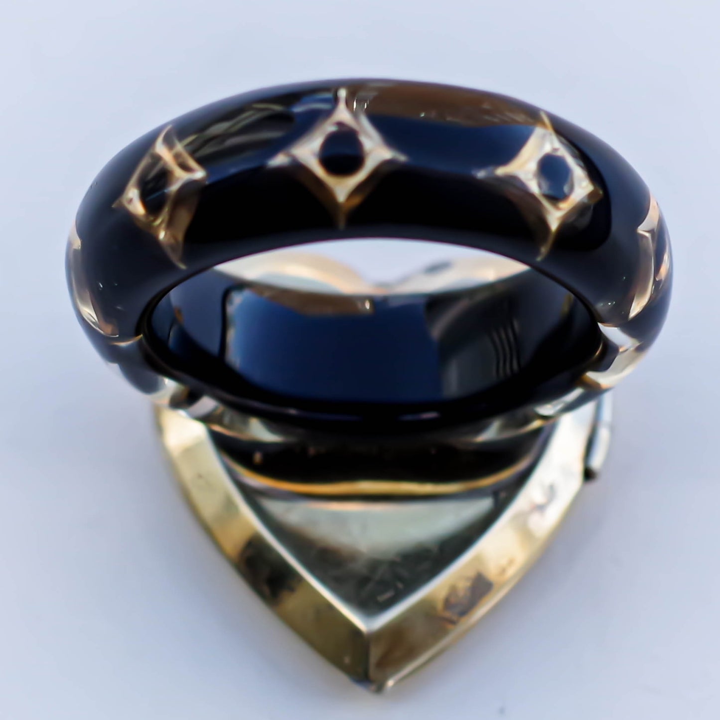HEART LOCKET RING / FLOWER / #12