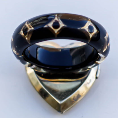 HEART LOCKET RING / FLOWER / #12