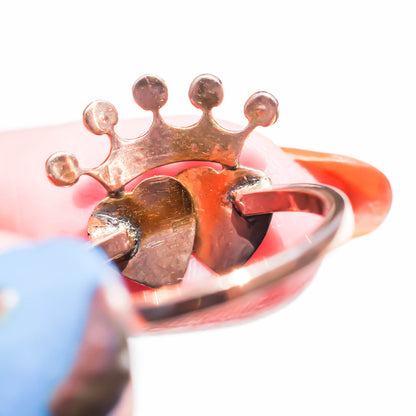 TWINS HEARTS RING / USA (9KPG) #12