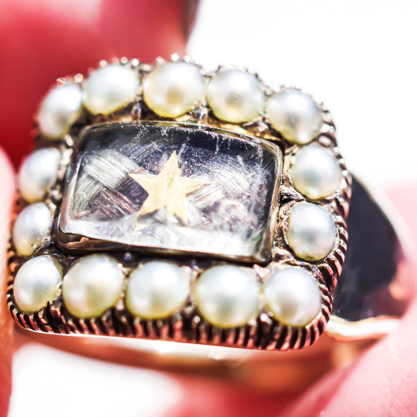 MOURNING RING / LONDON / 18K / #16