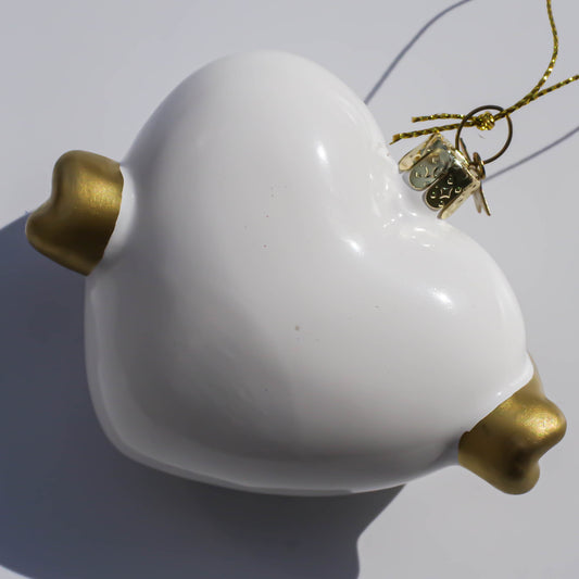 ORNAMENTS / WHITE HEART / LOVE / Netherlands