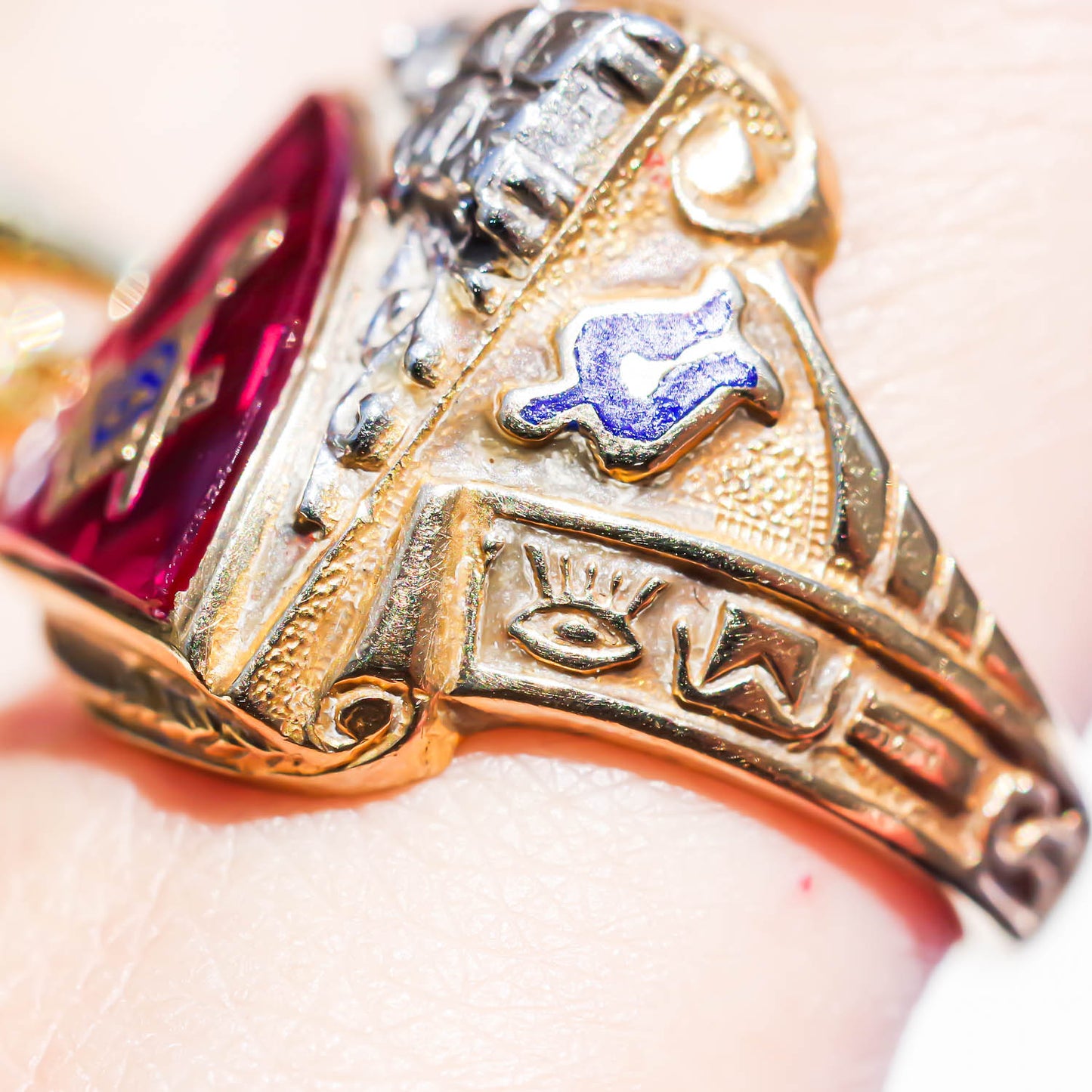 MASONIC RING / USA (10K) #21
