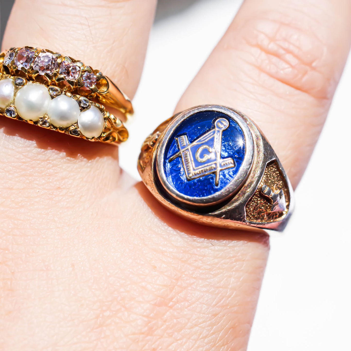 MASONIC RING / USA (SILVER925) #15