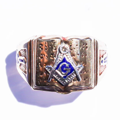 BOOK MASONIC RING / USA (10K) #22
