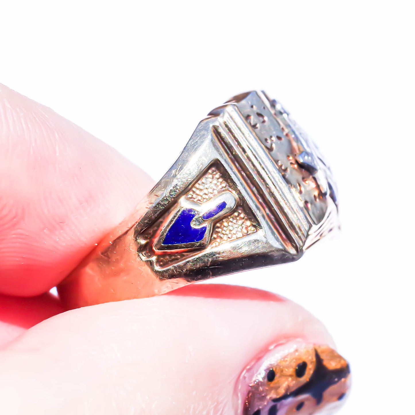 BOOK MASONIC RING / USA (10K) #22
