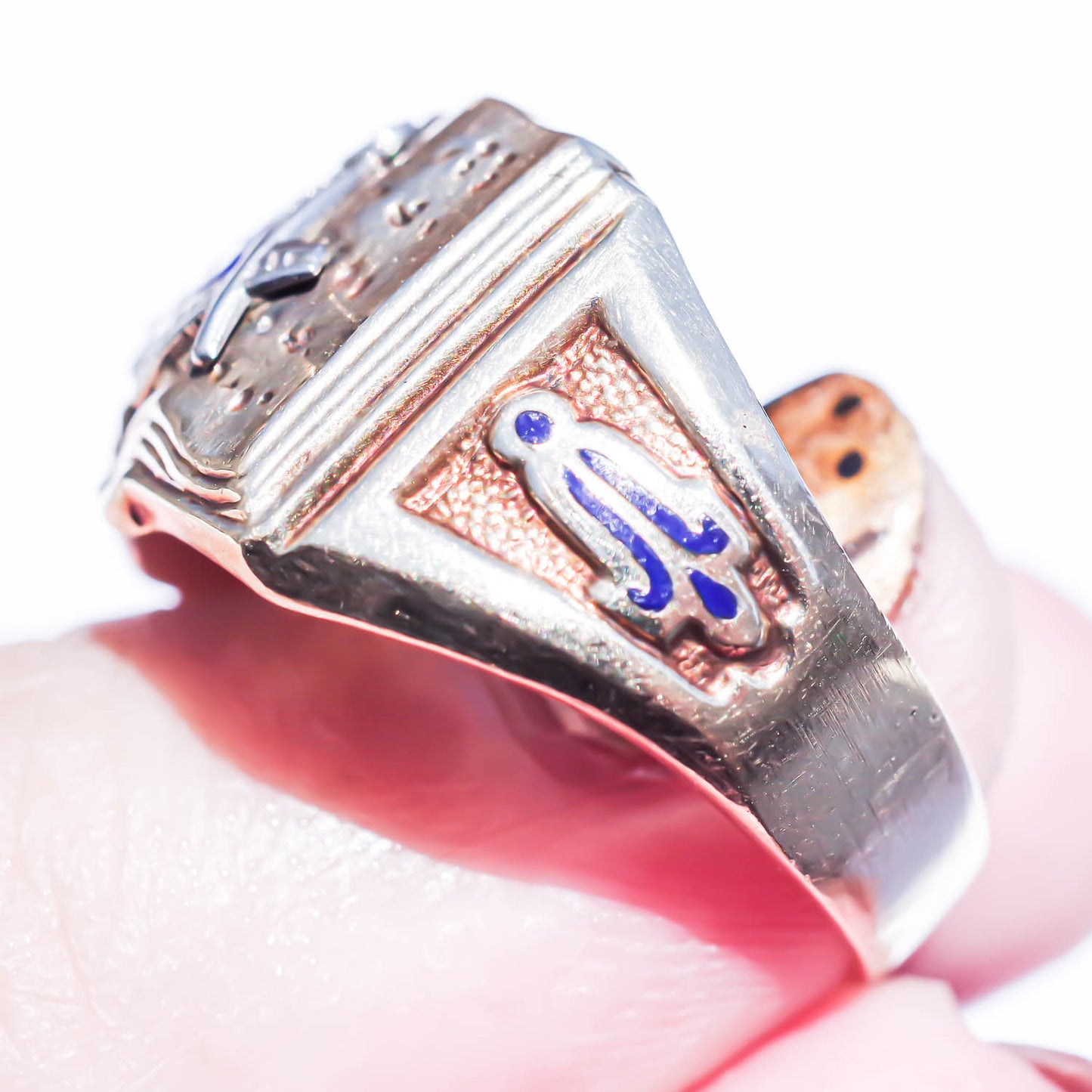 BOOK MASONIC RING / USA (10K) #22