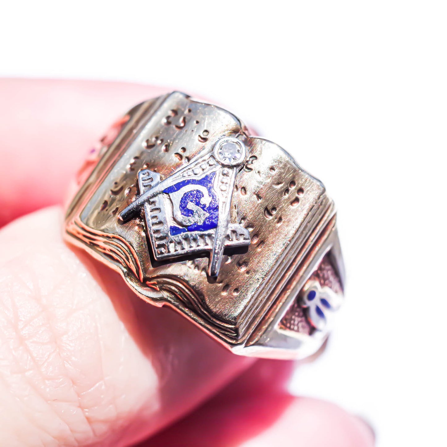 BOOK MASONIC RING / USA (10K) #22