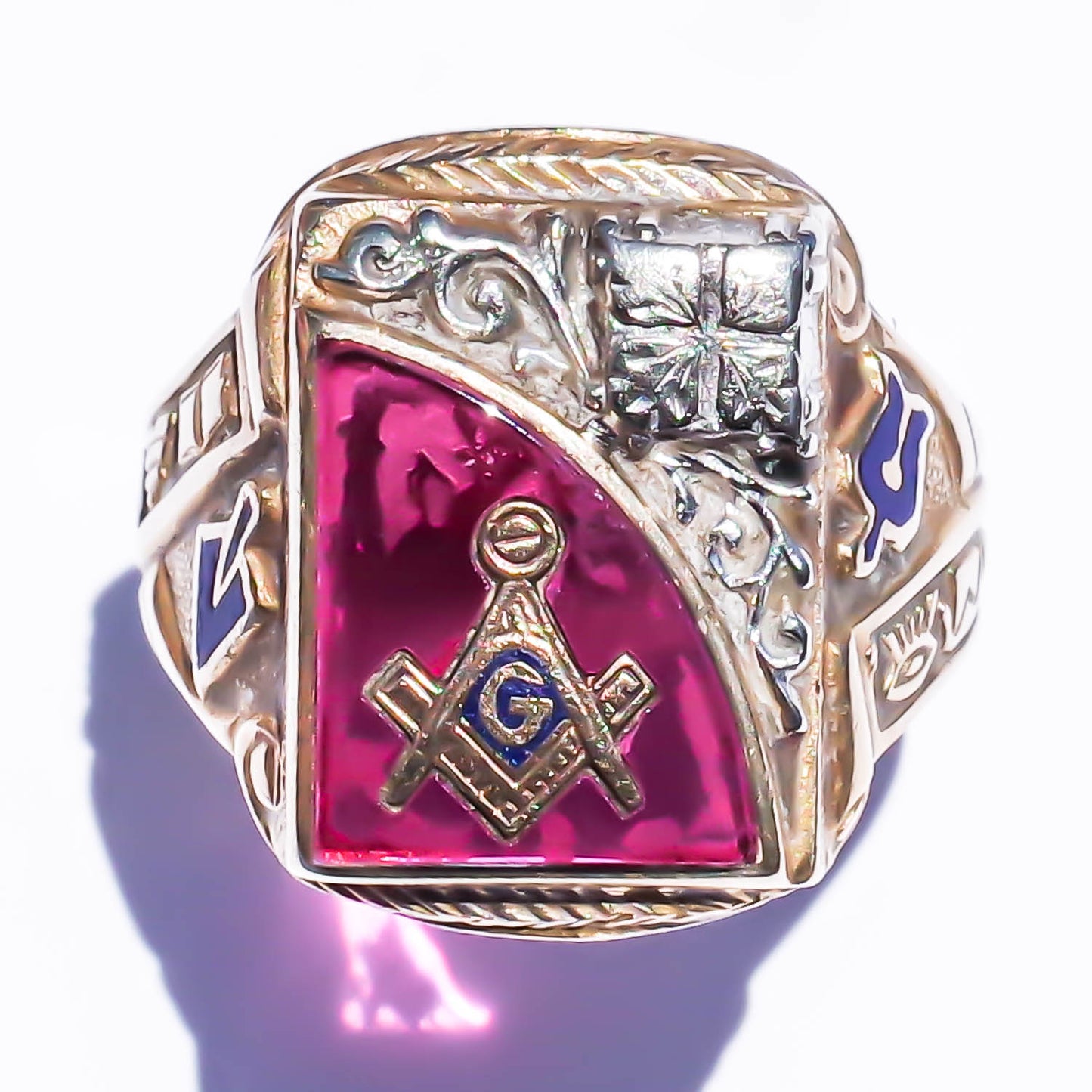 MASONIC RING / USA (10K) #21