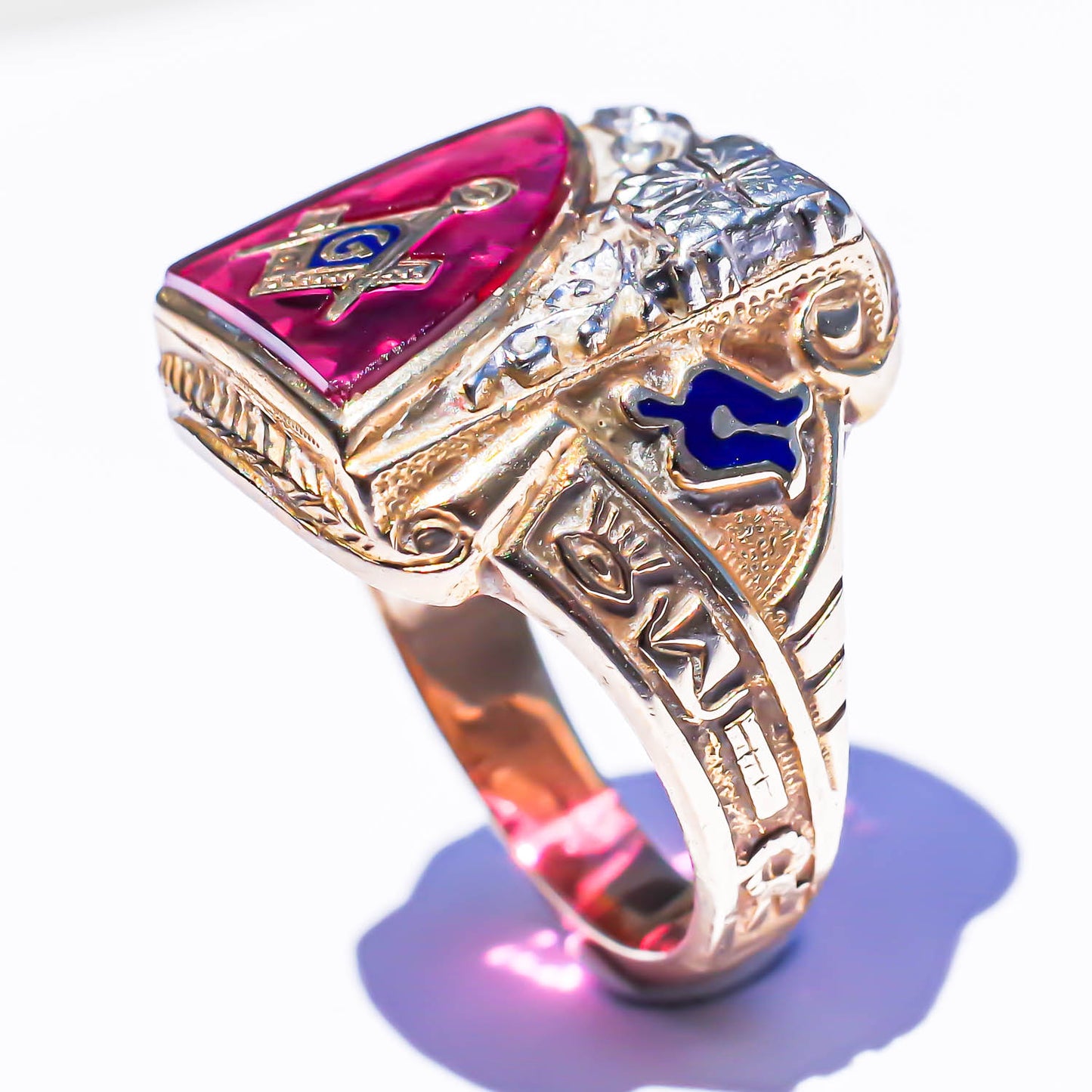 MASONIC RING / USA (10K) #21
