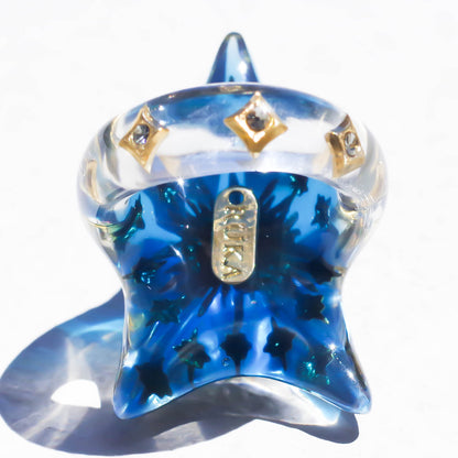 EYE STAR RING / BLUE 