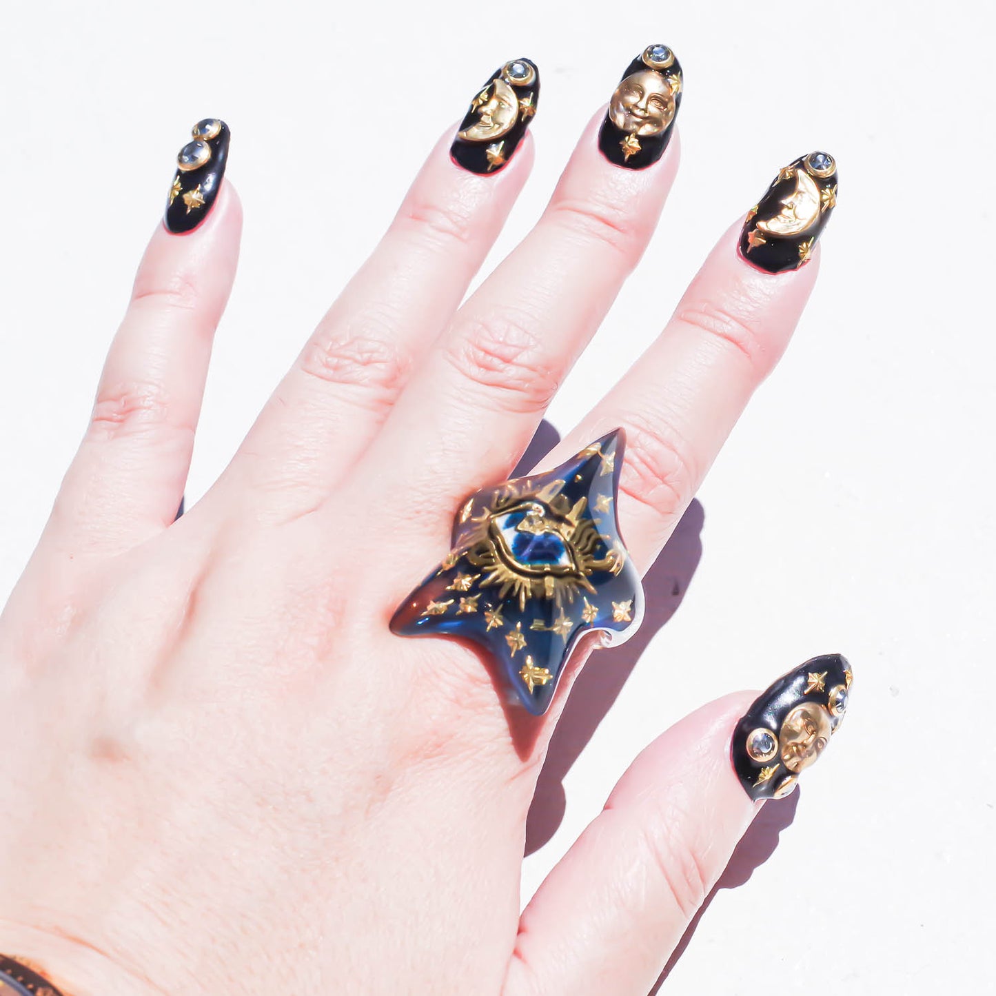 EYE STAR RING / BLUE 