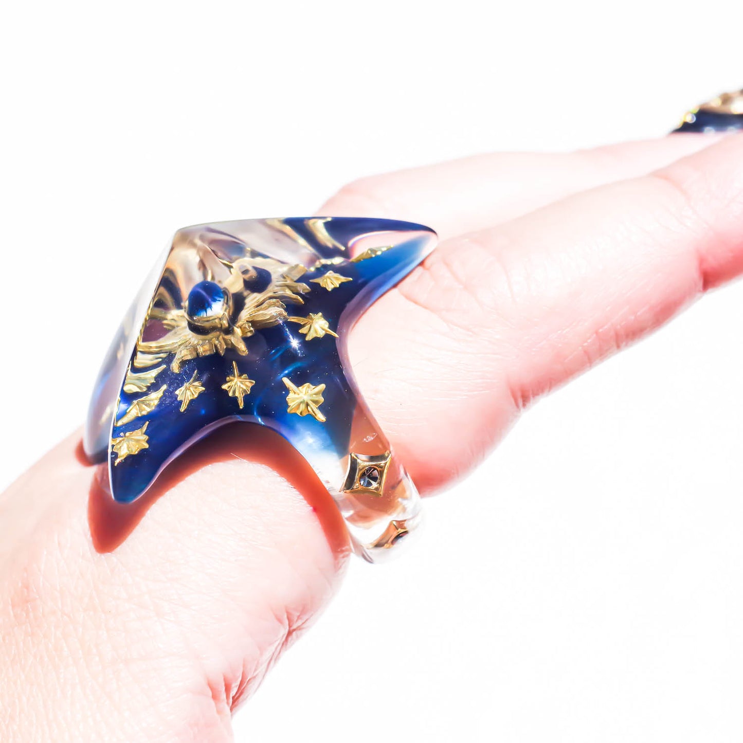 EYE STAR RING / BLUE 