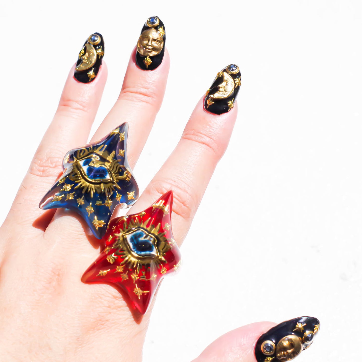 EYE STAR RING / BLUE 