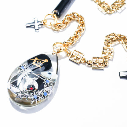 MASONIC NECKLACE / BLACK
